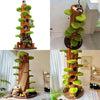 Solid Wood Large Luxury Multi-Level Cat Tower