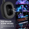 ANC Headphones, Hybrid Wireless Headphone With Multi Touch Control LED Screen